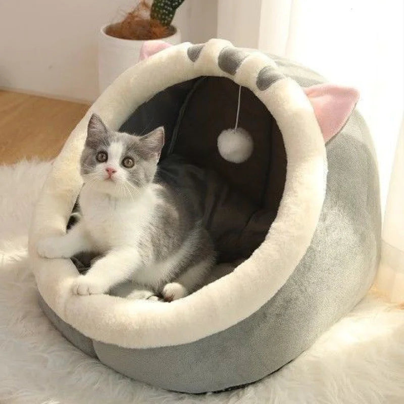 Villa para Arena de Gato Semi-cerrada Desmontable y Lavable