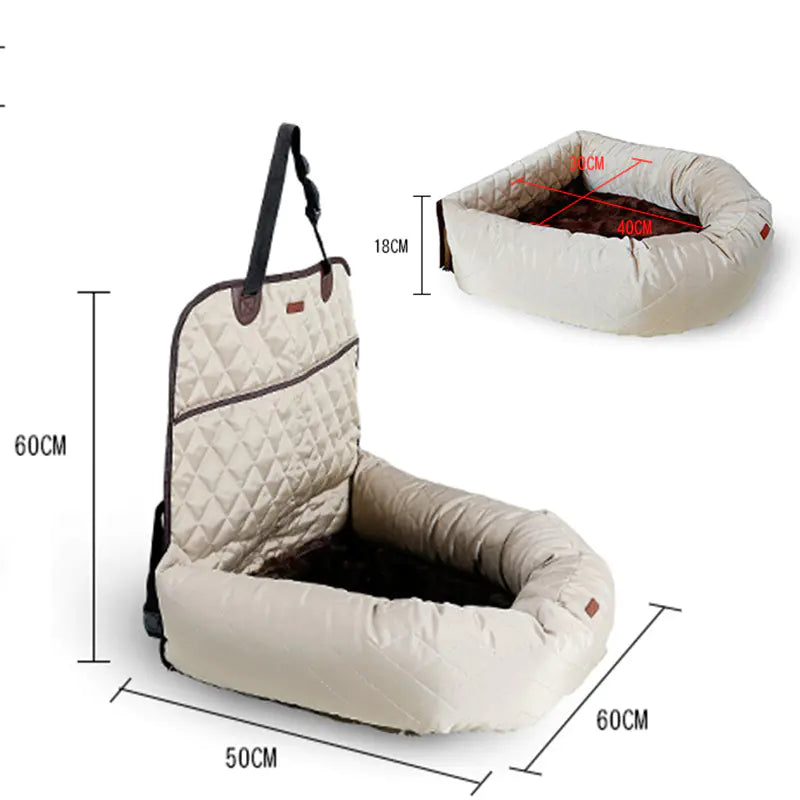 Nueva Cama de Coche Multifuncional para Mascotas con Cojín Grueso
