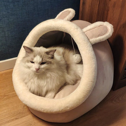 Villa para Arena de Gato Semi-cerrada Desmontable y Lavable